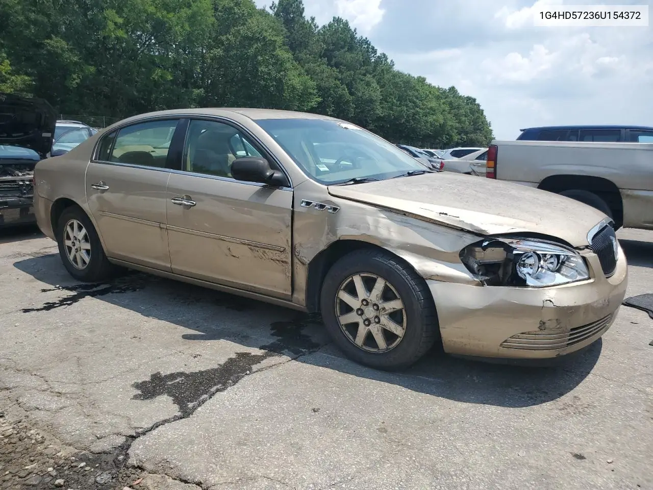 2006 Buick Lucerne Cxl VIN: 1G4HD57236U154372 Lot: 60787715