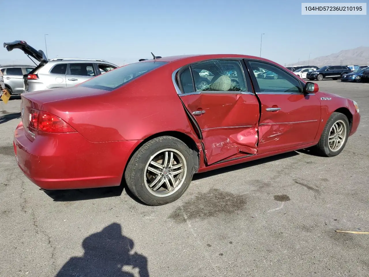 2006 Buick Lucerne Cxl VIN: 1G4HD57236U210195 Lot: 61963795