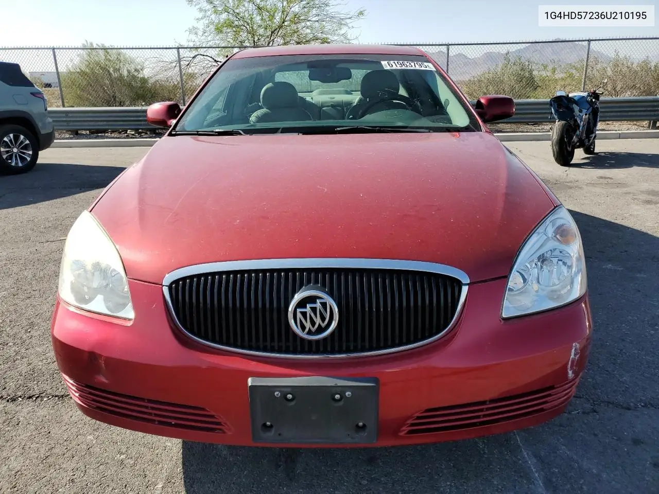 2006 Buick Lucerne Cxl VIN: 1G4HD57236U210195 Lot: 61963795