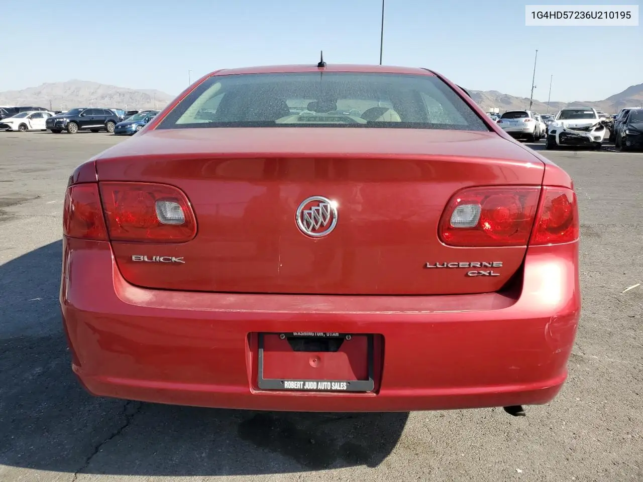 2006 Buick Lucerne Cxl VIN: 1G4HD57236U210195 Lot: 61963795