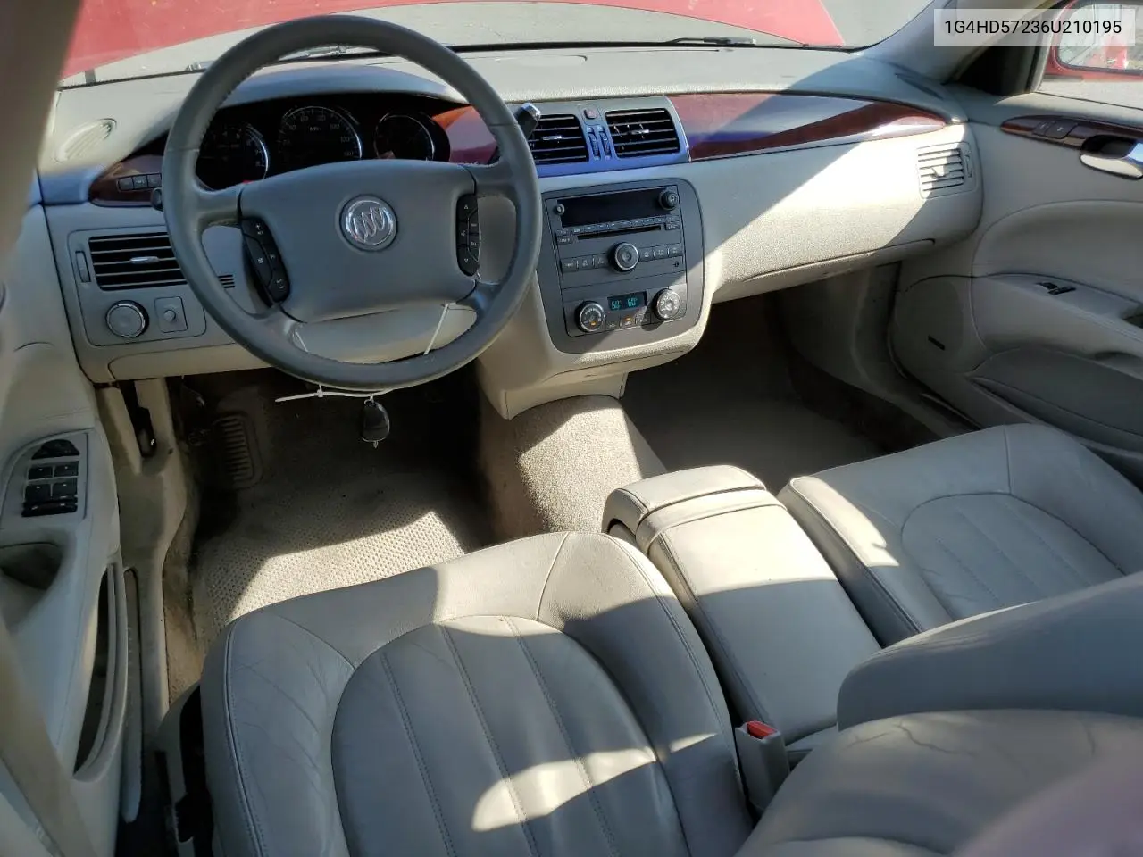 2006 Buick Lucerne Cxl VIN: 1G4HD57236U210195 Lot: 61963795