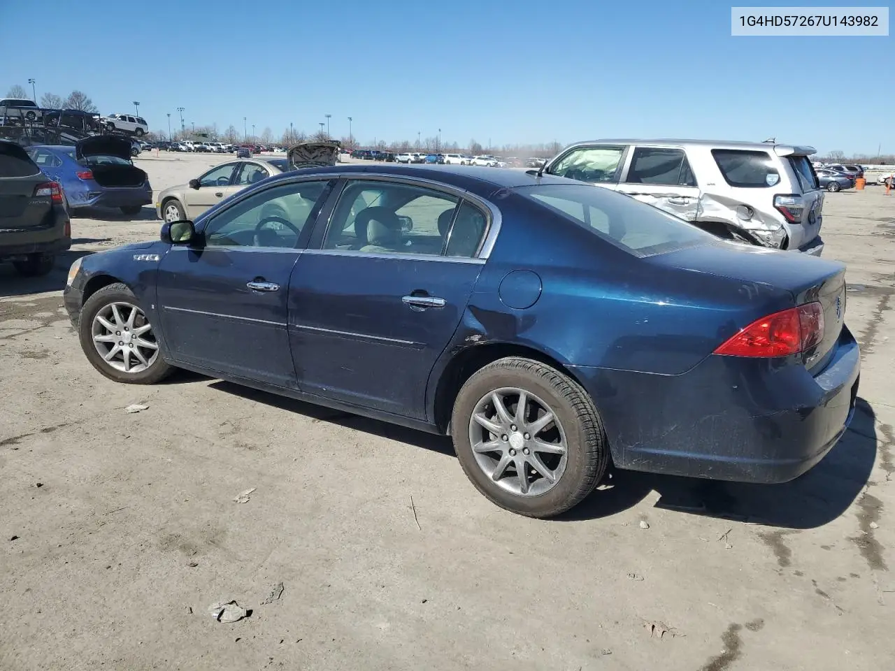2007 Buick Lucerne Cxl VIN: 1G4HD57267U143982 Lot: 46935635