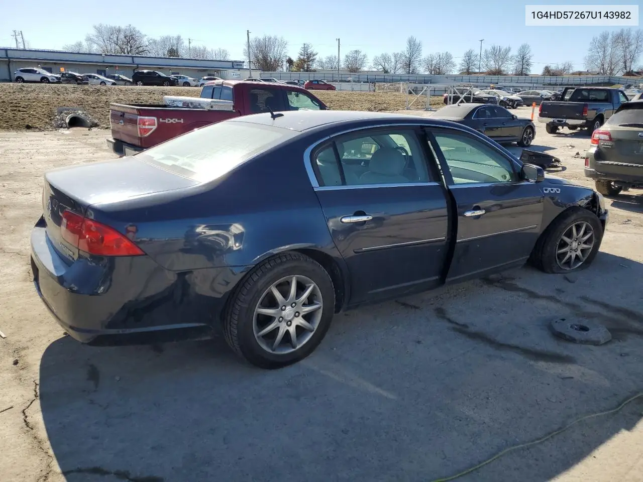 2007 Buick Lucerne Cxl VIN: 1G4HD57267U143982 Lot: 46935635