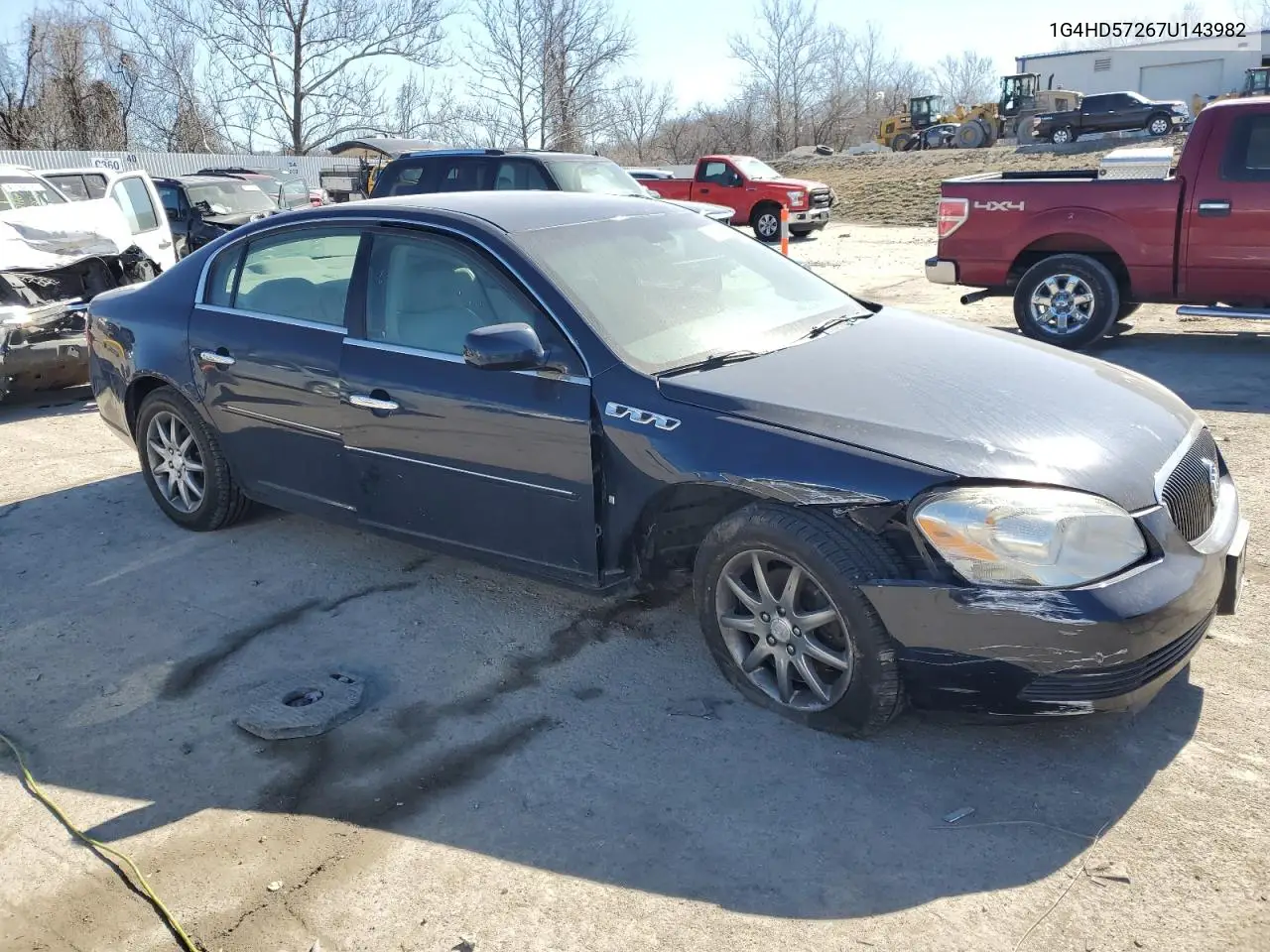 2007 Buick Lucerne Cxl VIN: 1G4HD57267U143982 Lot: 46935635