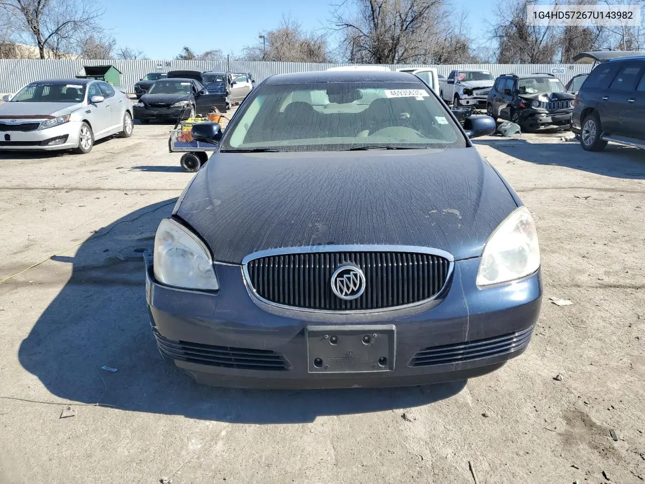 2007 Buick Lucerne Cxl VIN: 1G4HD57267U143982 Lot: 46935635