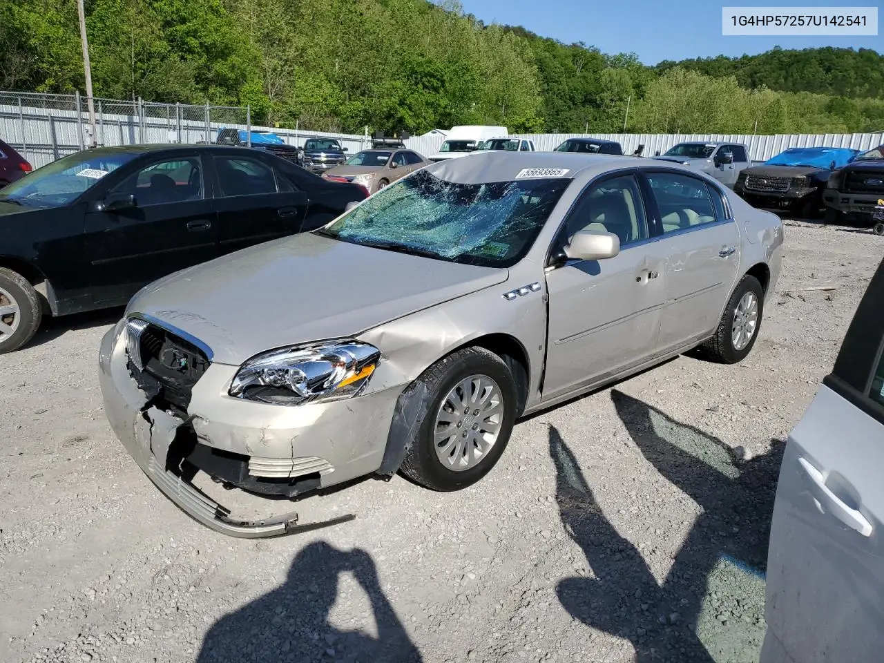 2007 Buick Lucerne Cx VIN: 1G4HP57257U142541 Lot: 55693865