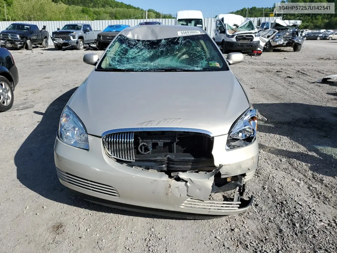 2007 Buick Lucerne Cx VIN: 1G4HP57257U142541 Lot: 55693865