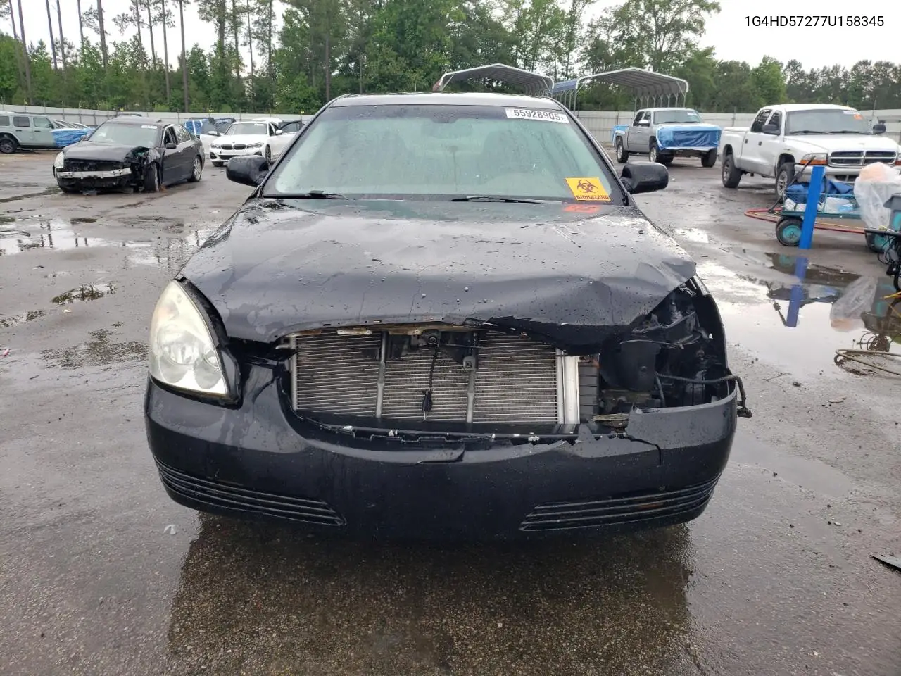 2007 Buick Lucerne Cxl VIN: 1G4HD57277U158345 Lot: 55928905