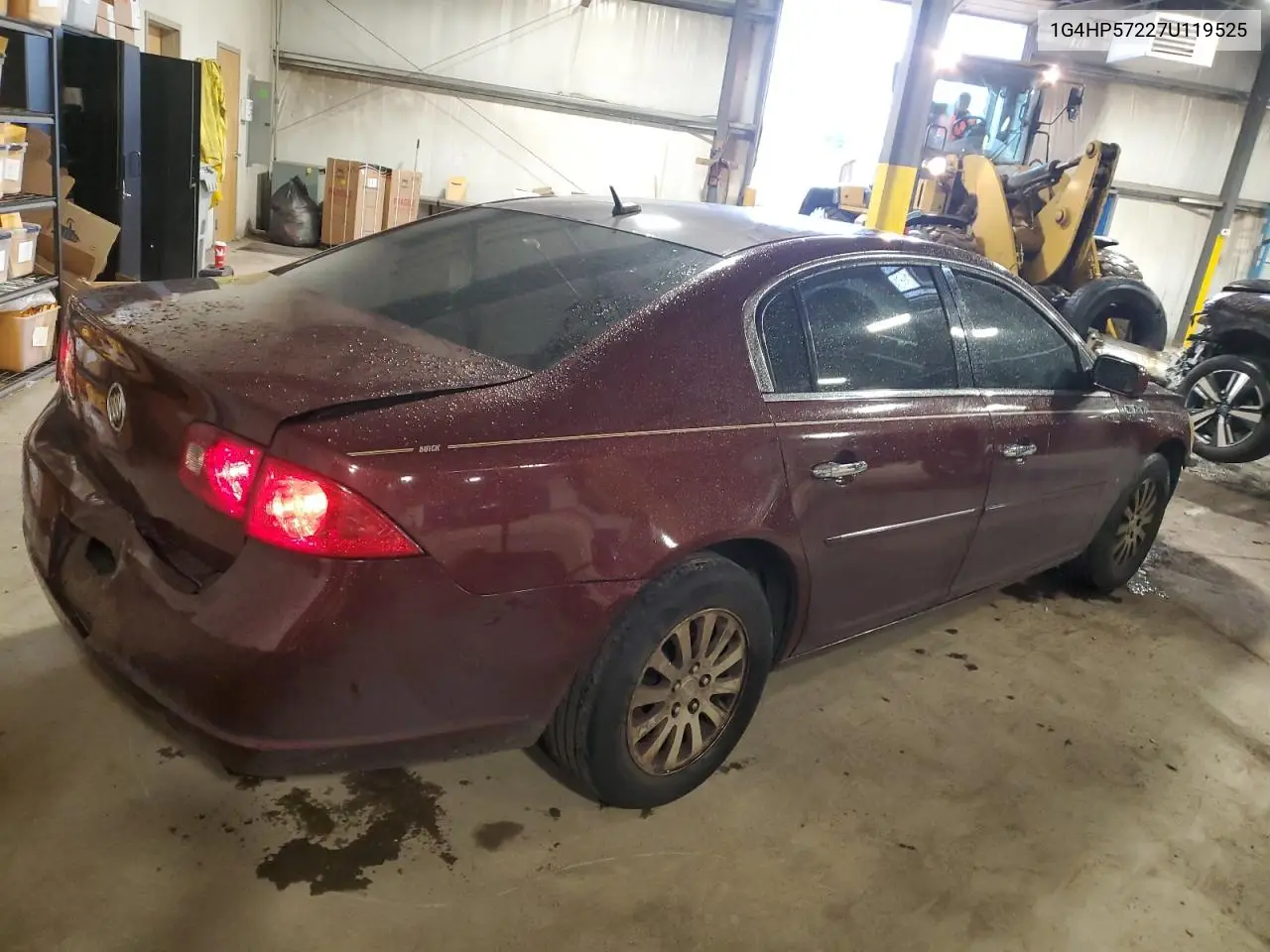 2007 Buick Lucerne Cx VIN: 1G4HP57227U119525 Lot: 56069805