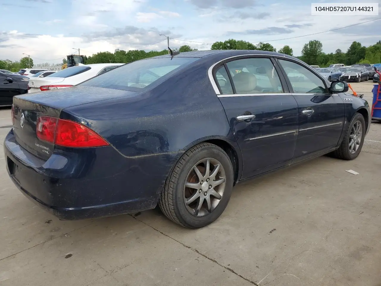 2007 Buick Lucerne Cxl VIN: 1G4HD57207U144321 Lot: 56469515