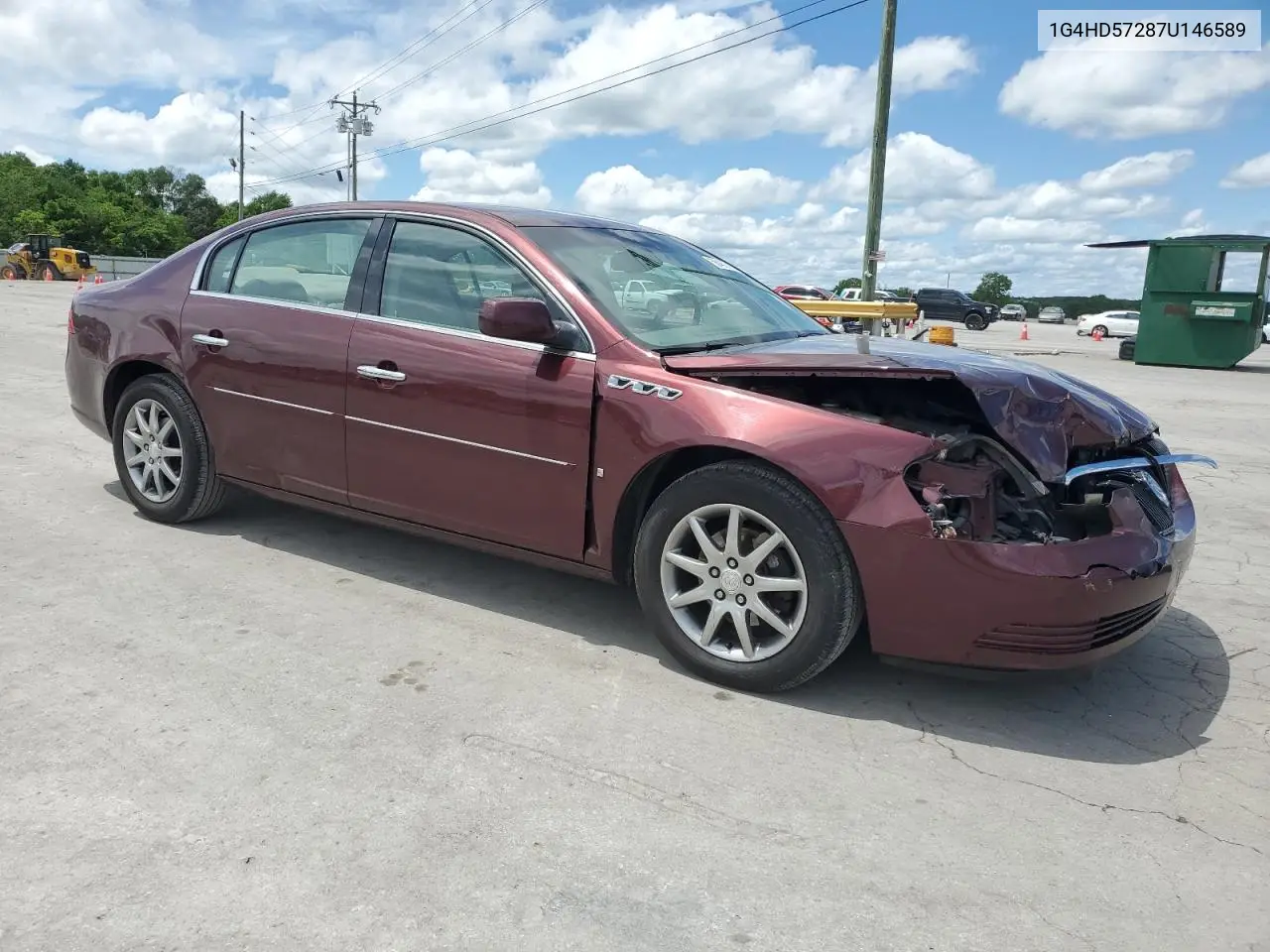 2007 Buick Lucerne Cxl VIN: 1G4HD57287U146589 Lot: 56482365