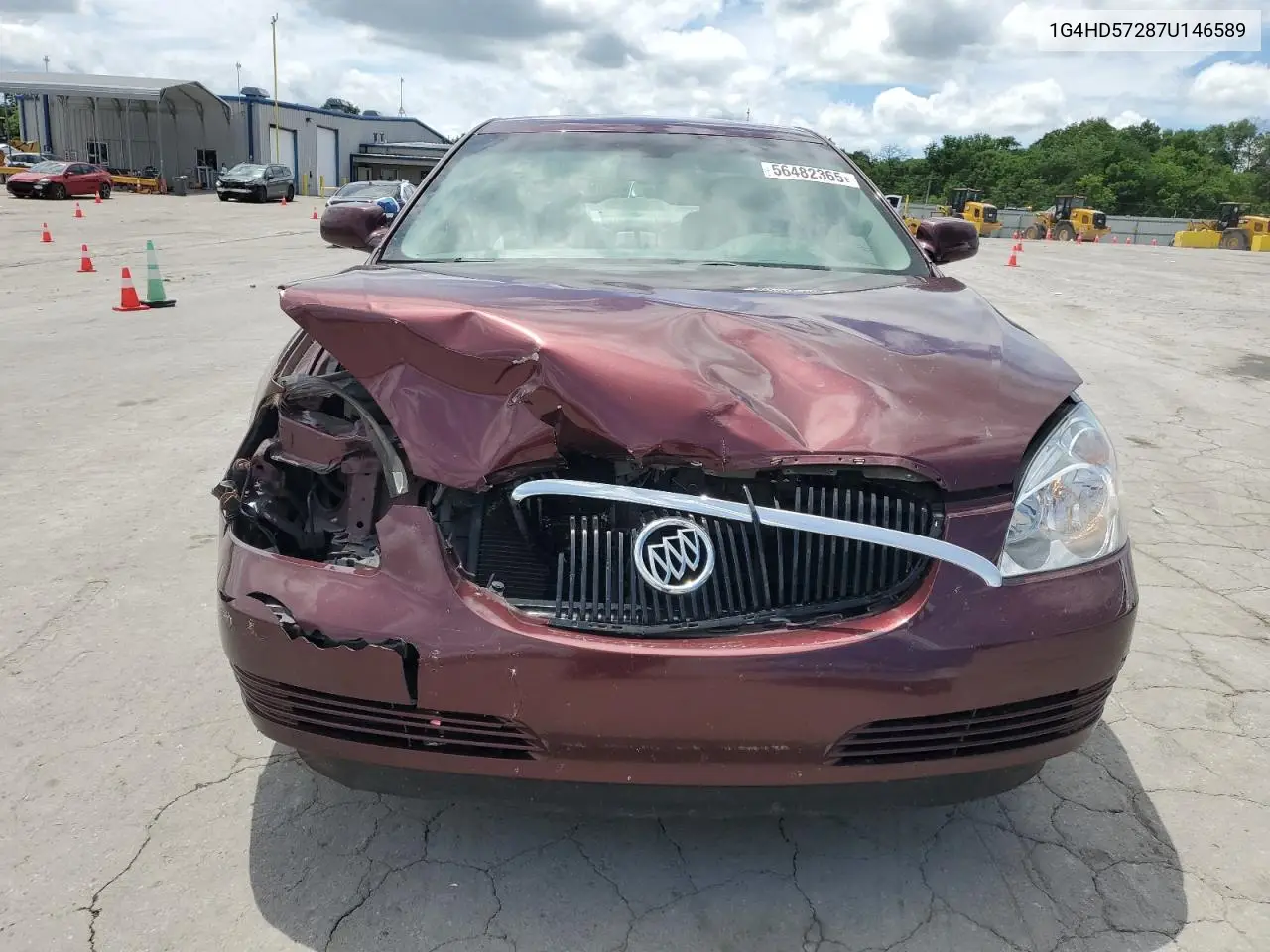 2007 Buick Lucerne Cxl VIN: 1G4HD57287U146589 Lot: 56482365