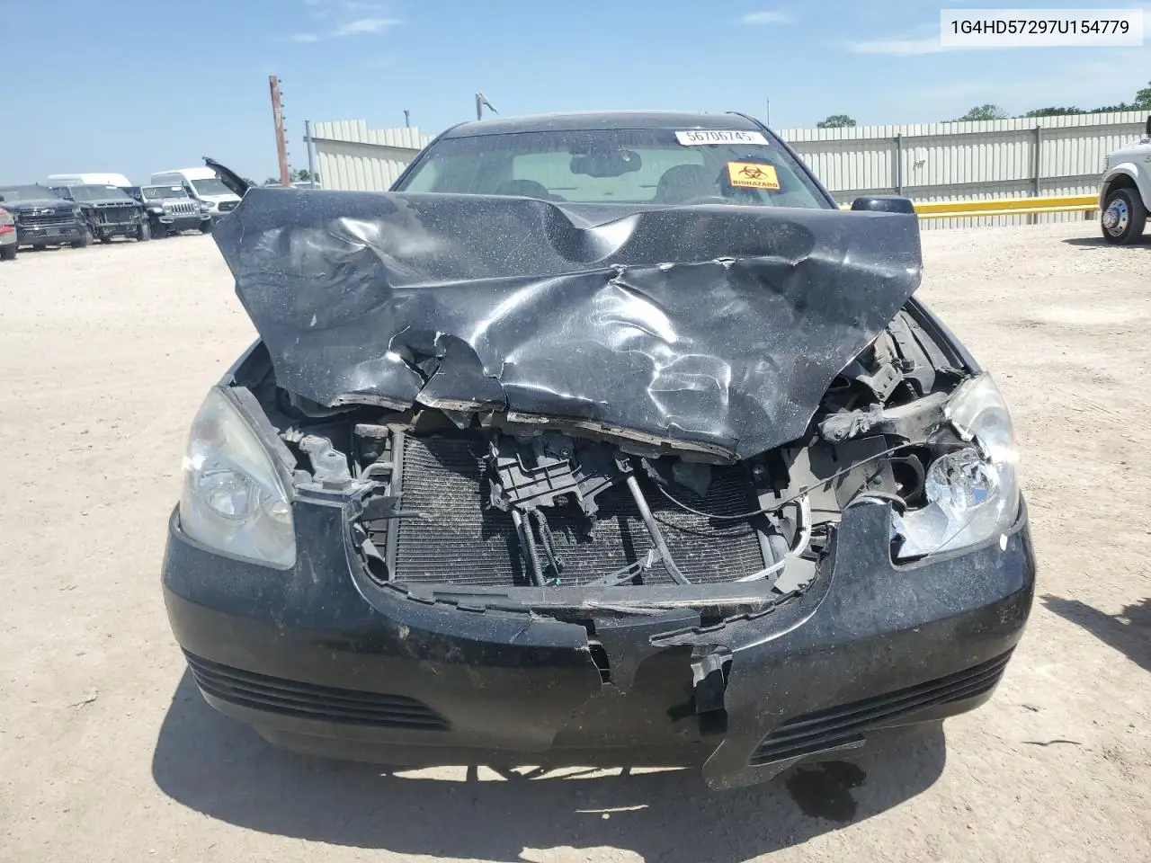 2007 Buick Lucerne Cxl VIN: 1G4HD57297U154779 Lot: 56706745