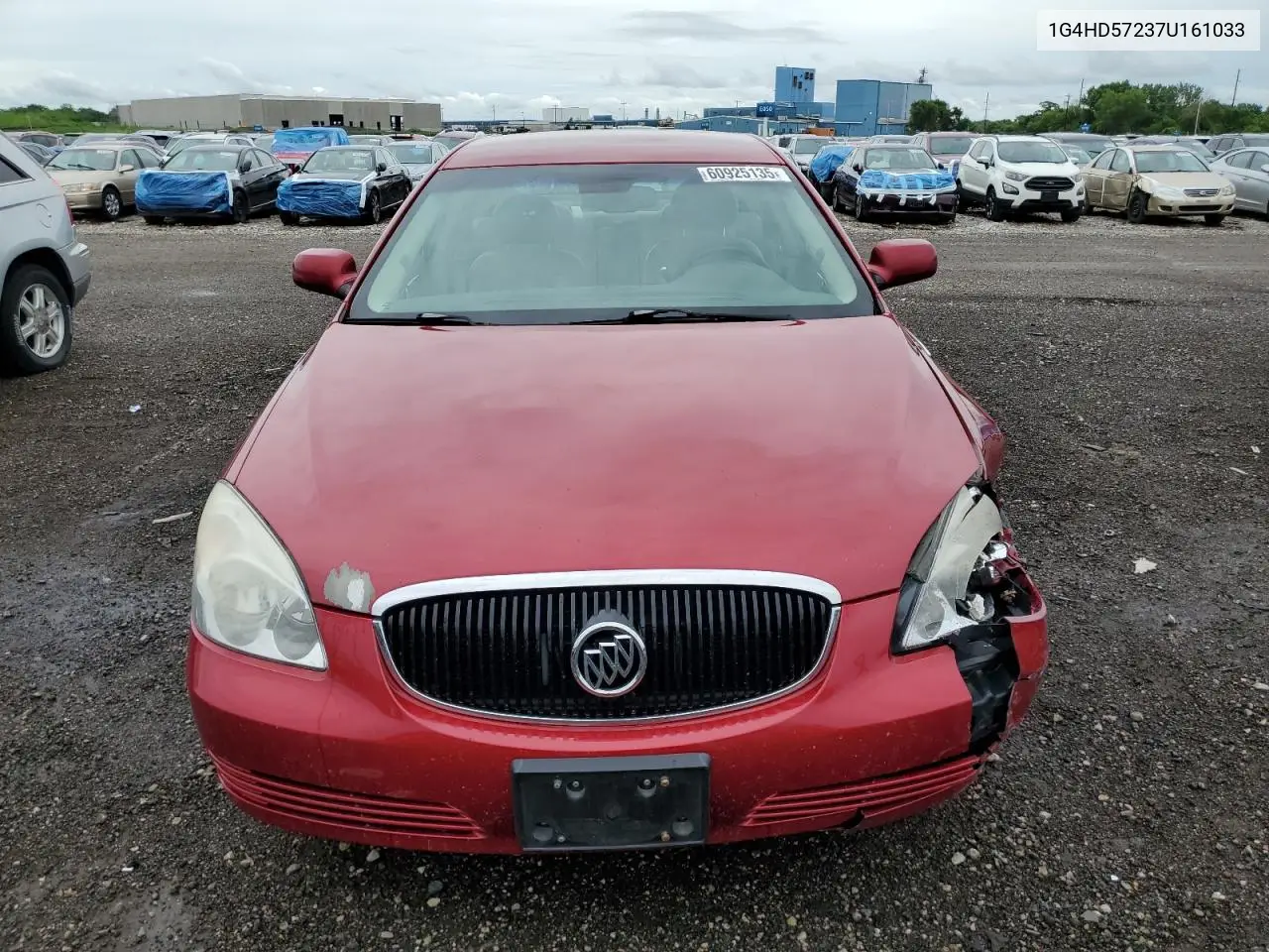 2007 Buick Lucerne Cxl VIN: 1G4HD57237U161033 Lot: 60925135