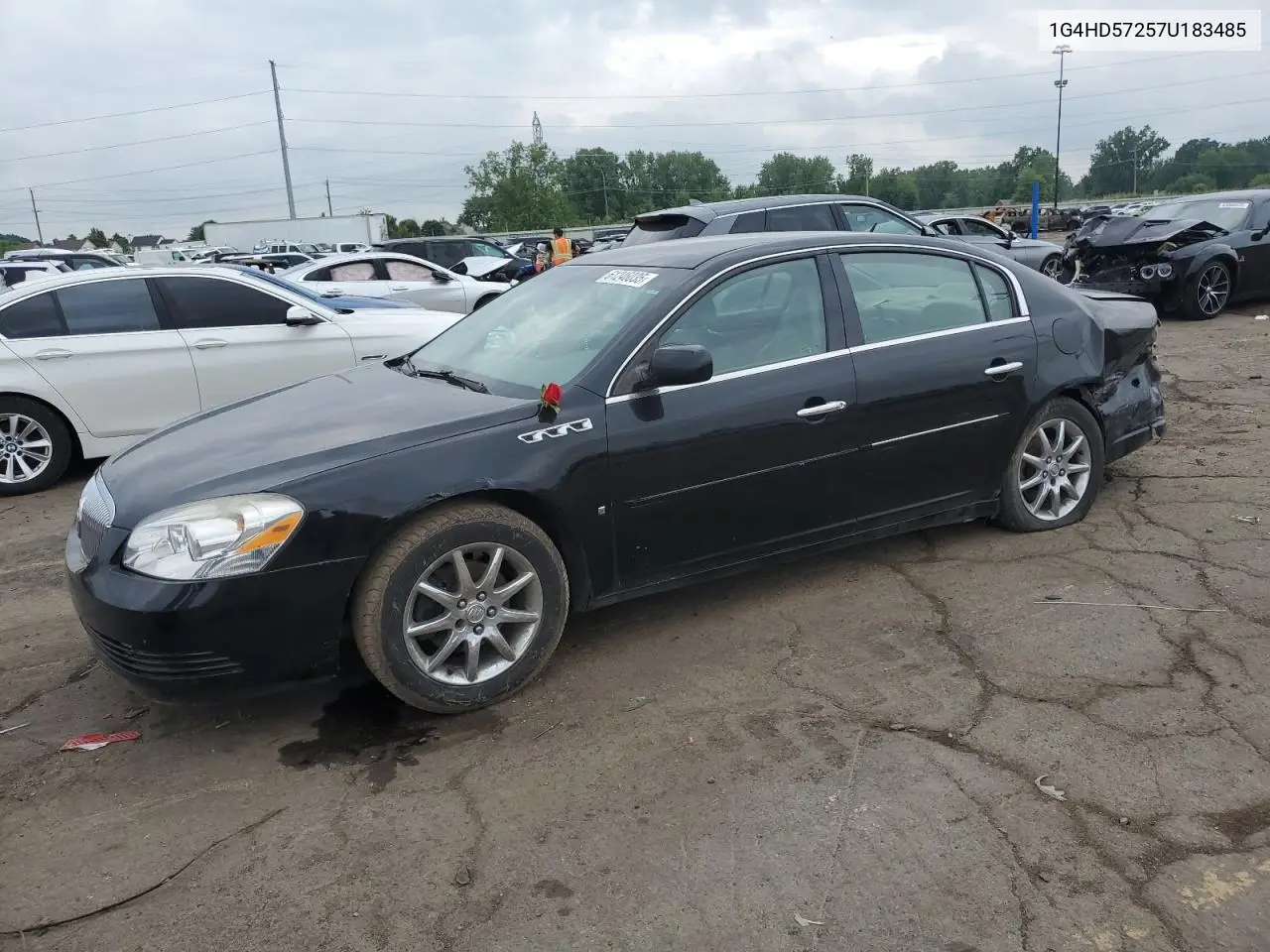 2007 Buick Lucerne Cxl VIN: 1G4HD57257U183485 Lot: 61246035