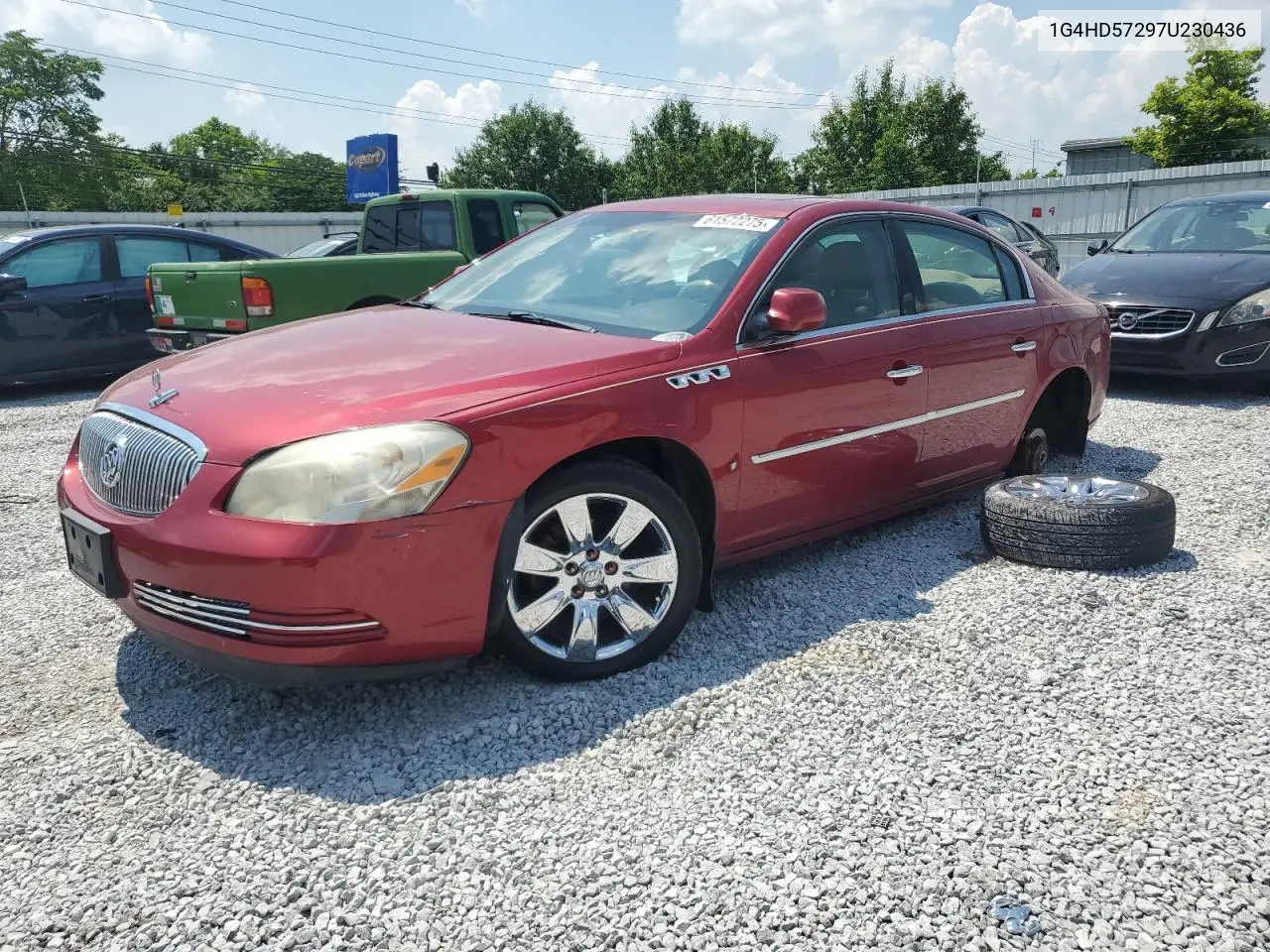 2007 Buick Lucerne Cxl VIN: 1G4HD57297U230436 Lot: 61572275