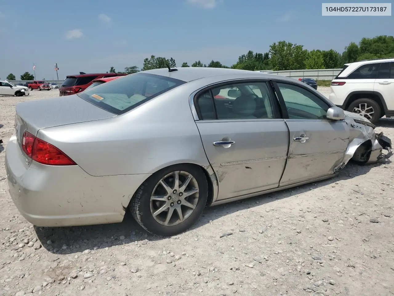 2007 Buick Lucerne Cxl VIN: 1G4HD57227U173187 Lot: 61741205