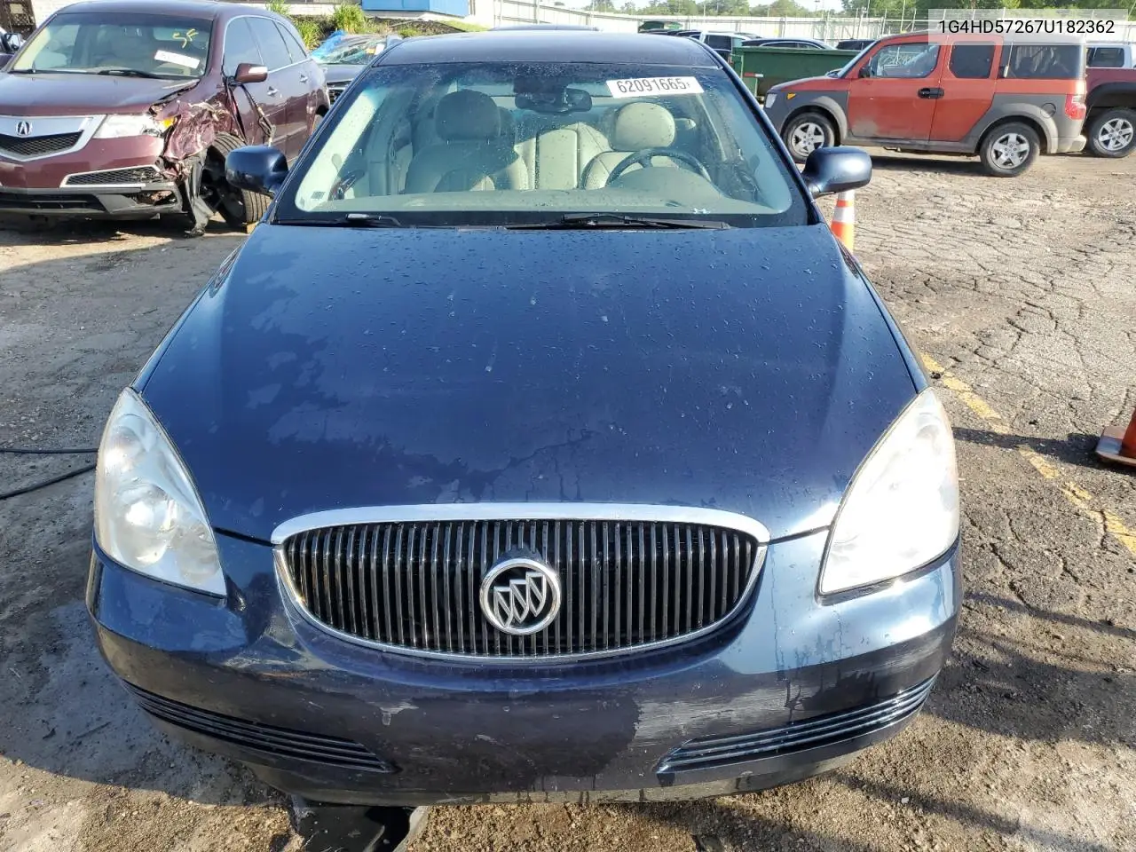 2007 Buick Lucerne Cxl VIN: 1G4HD57267U182362 Lot: 62091665