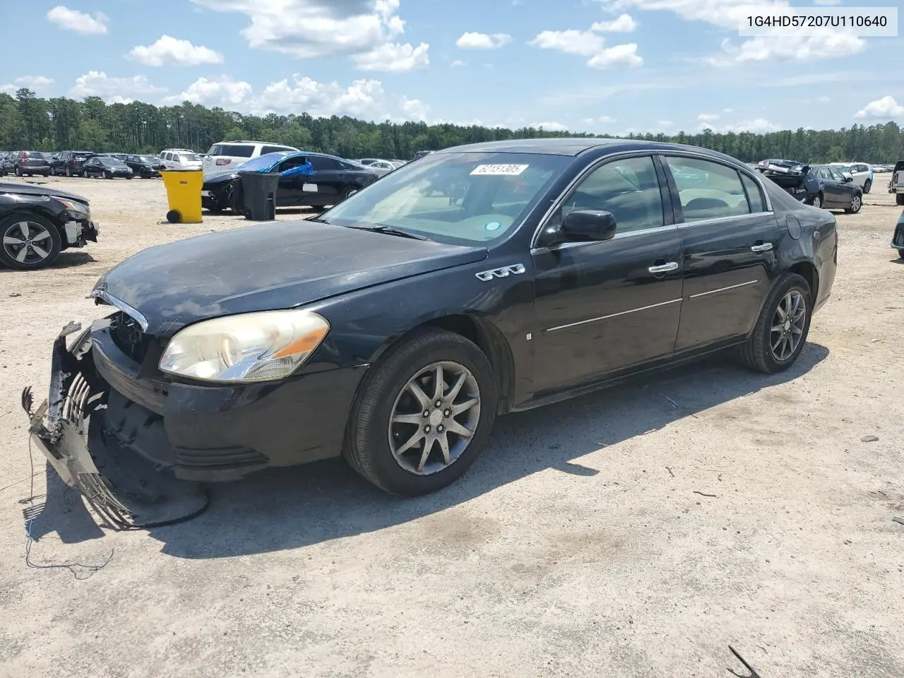 2007 Buick Lucerne Cxl VIN: 1G4HD57207U110640 Lot: 62151305