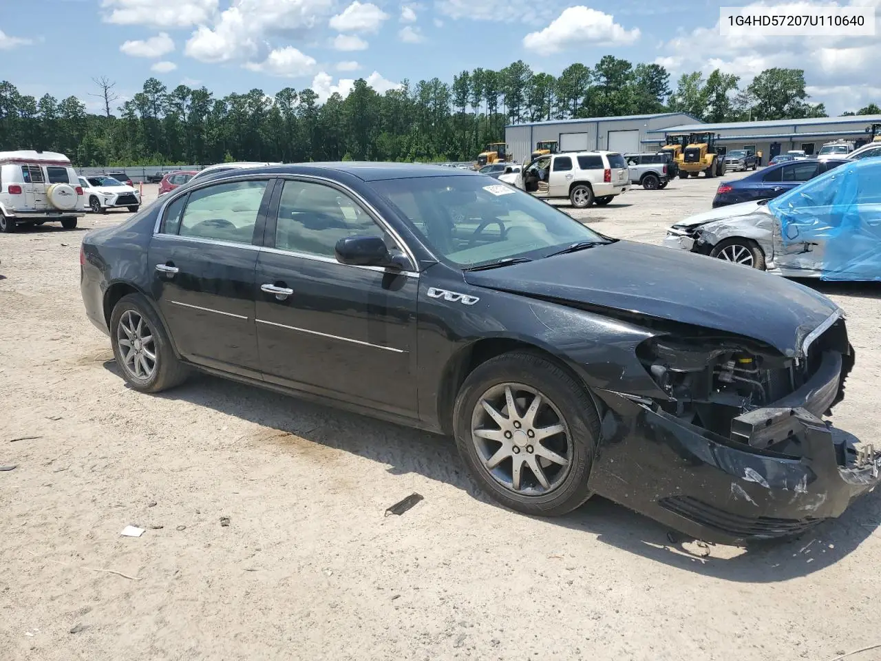 2007 Buick Lucerne Cxl VIN: 1G4HD57207U110640 Lot: 62151305