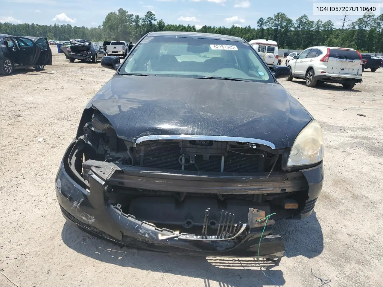 2007 Buick Lucerne Cxl VIN: 1G4HD57207U110640 Lot: 62151305