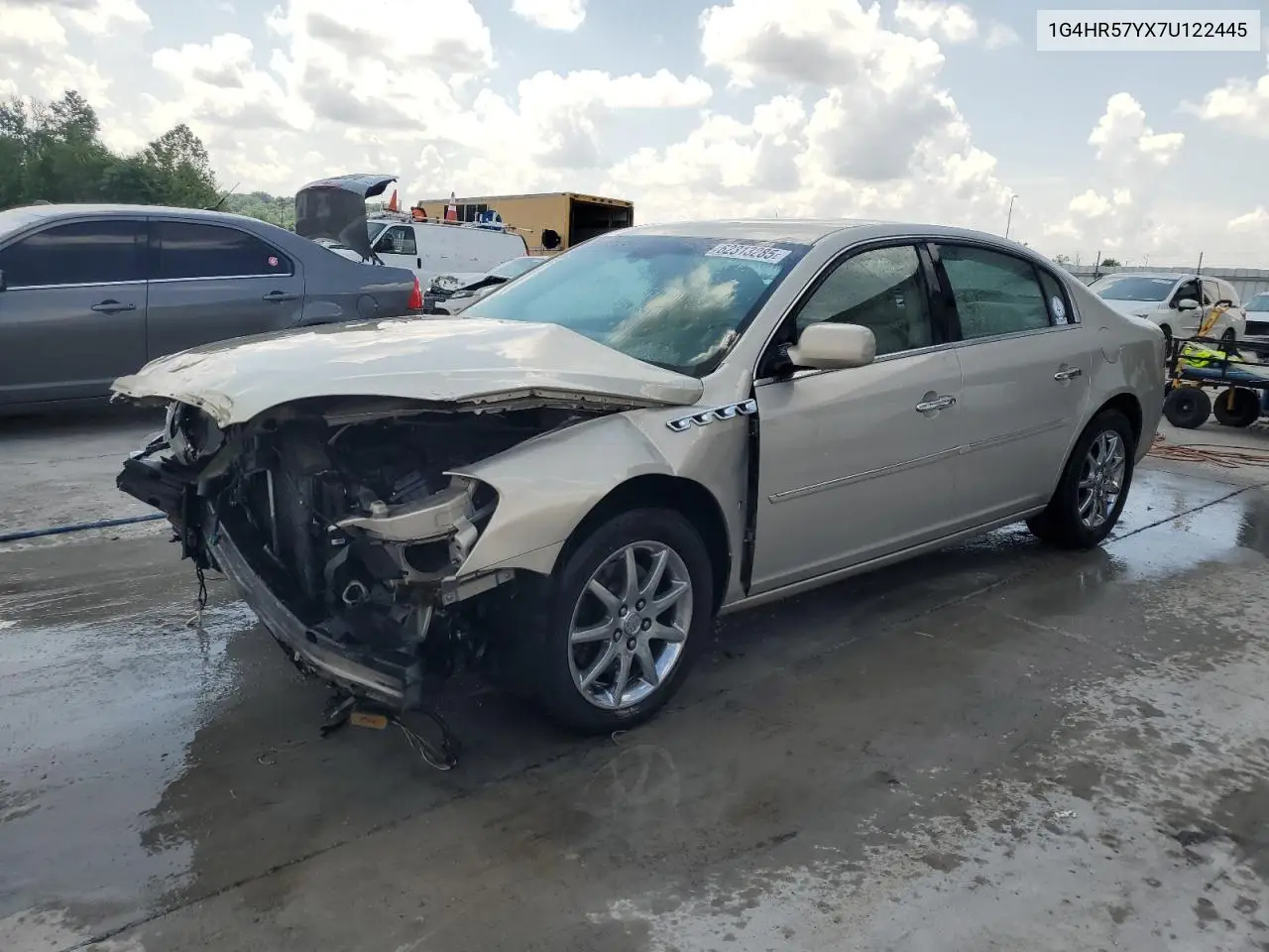 2007 Buick Lucerne Cxl VIN: 1G4HR57YX7U122445 Lot: 62313285