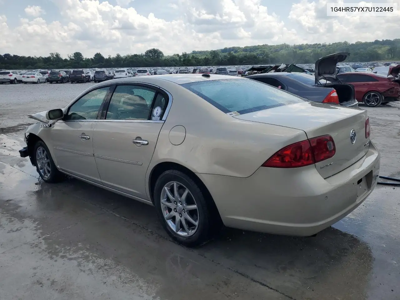 2007 Buick Lucerne Cxl VIN: 1G4HR57YX7U122445 Lot: 62313285