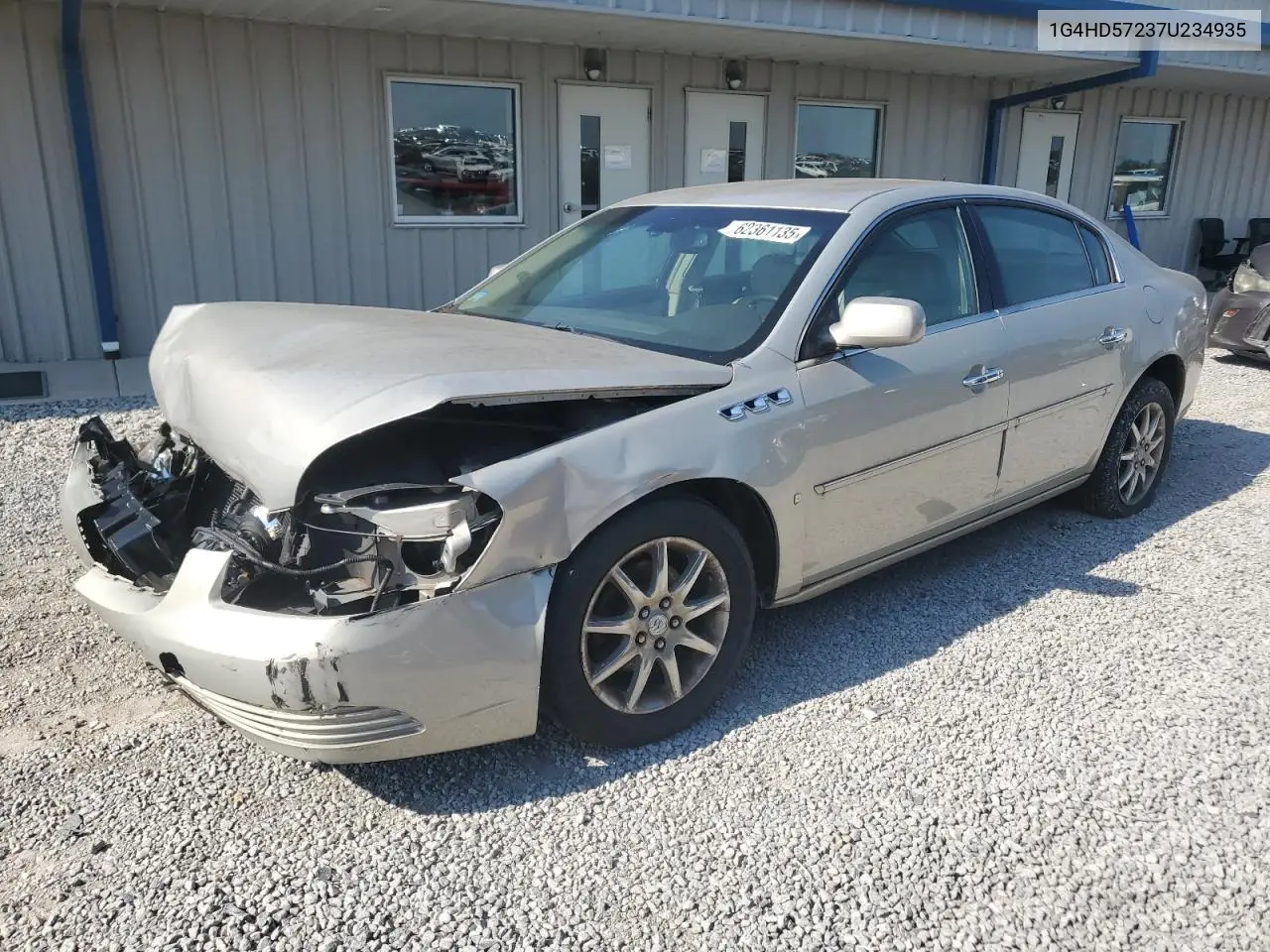 2007 Buick Lucerne Cxl VIN: 1G4HD57237U234935 Lot: 62361135