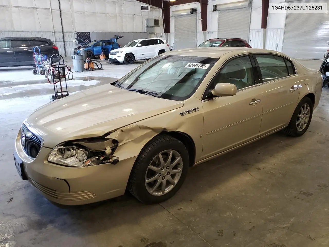 2007 Buick Lucerne Cxl VIN: 1G4HD57237U125231 Lot: 62448705