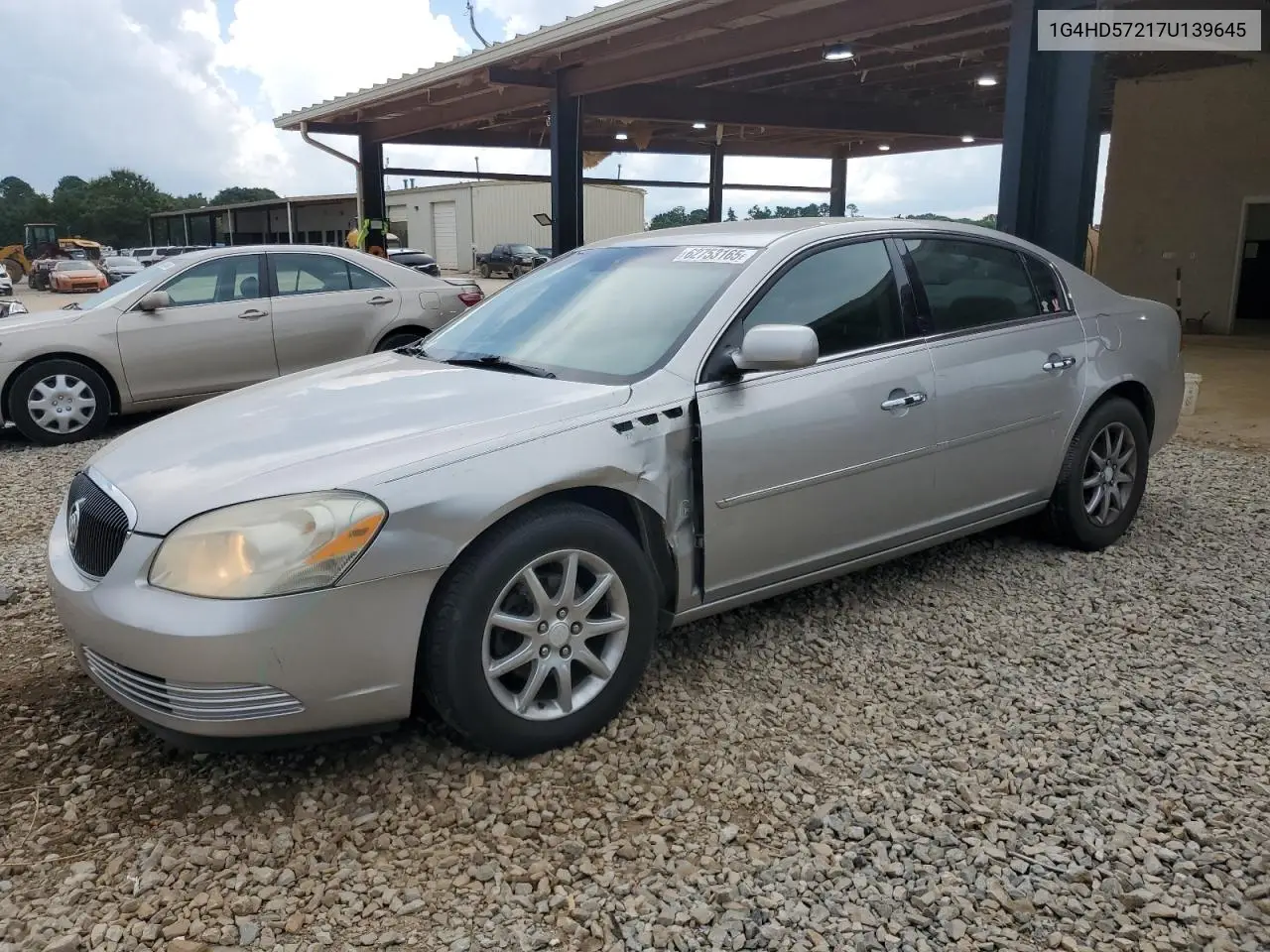 2007 Buick Lucerne Cxl VIN: 1G4HD57217U139645 Lot: 62753165
