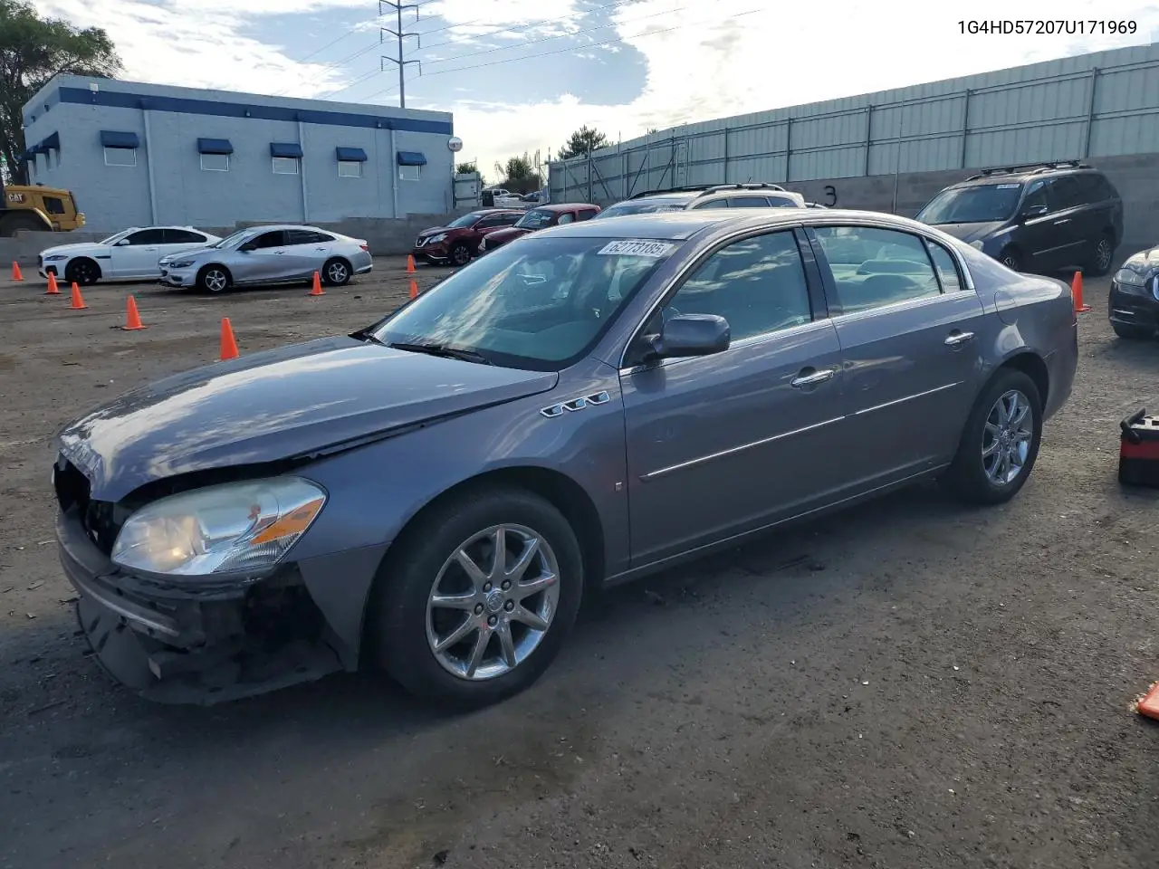 2007 Buick Lucerne Cxl VIN: 1G4HD57207U171969 Lot: 62773185