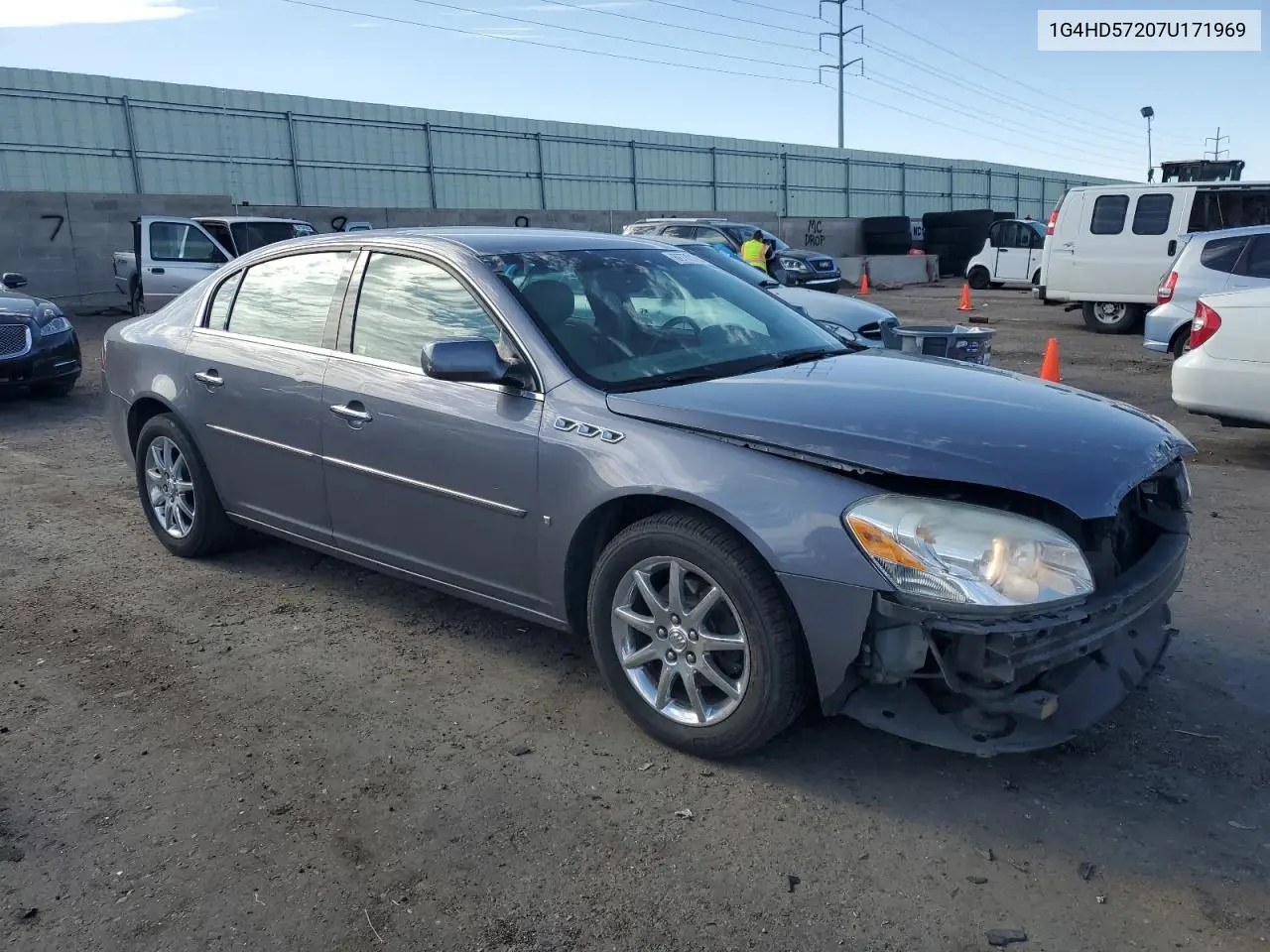 2007 Buick Lucerne Cxl VIN: 1G4HD57207U171969 Lot: 62773185