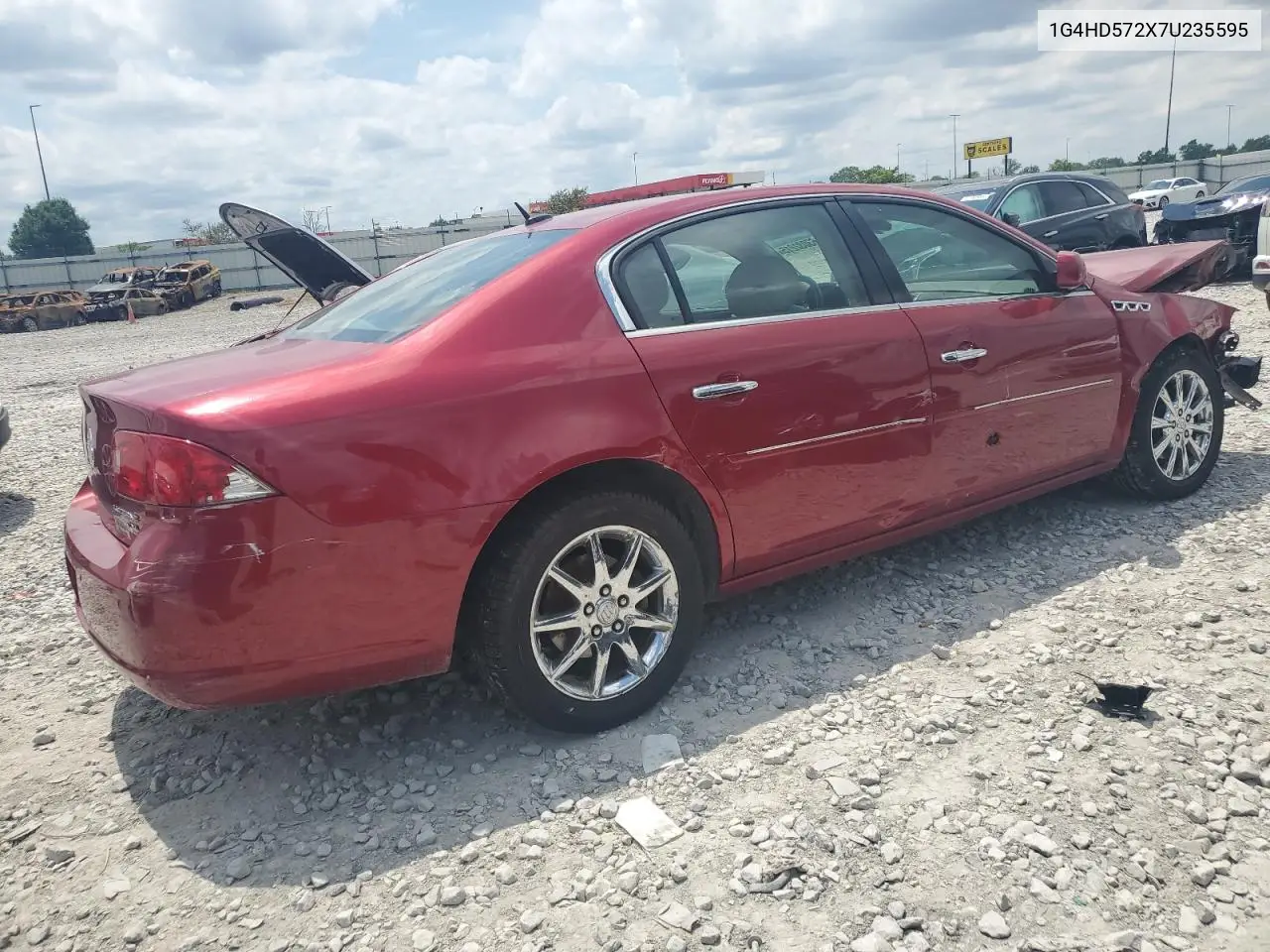 2007 Buick Lucerne Cxl VIN: 1G4HD572X7U235595 Lot: 63032215