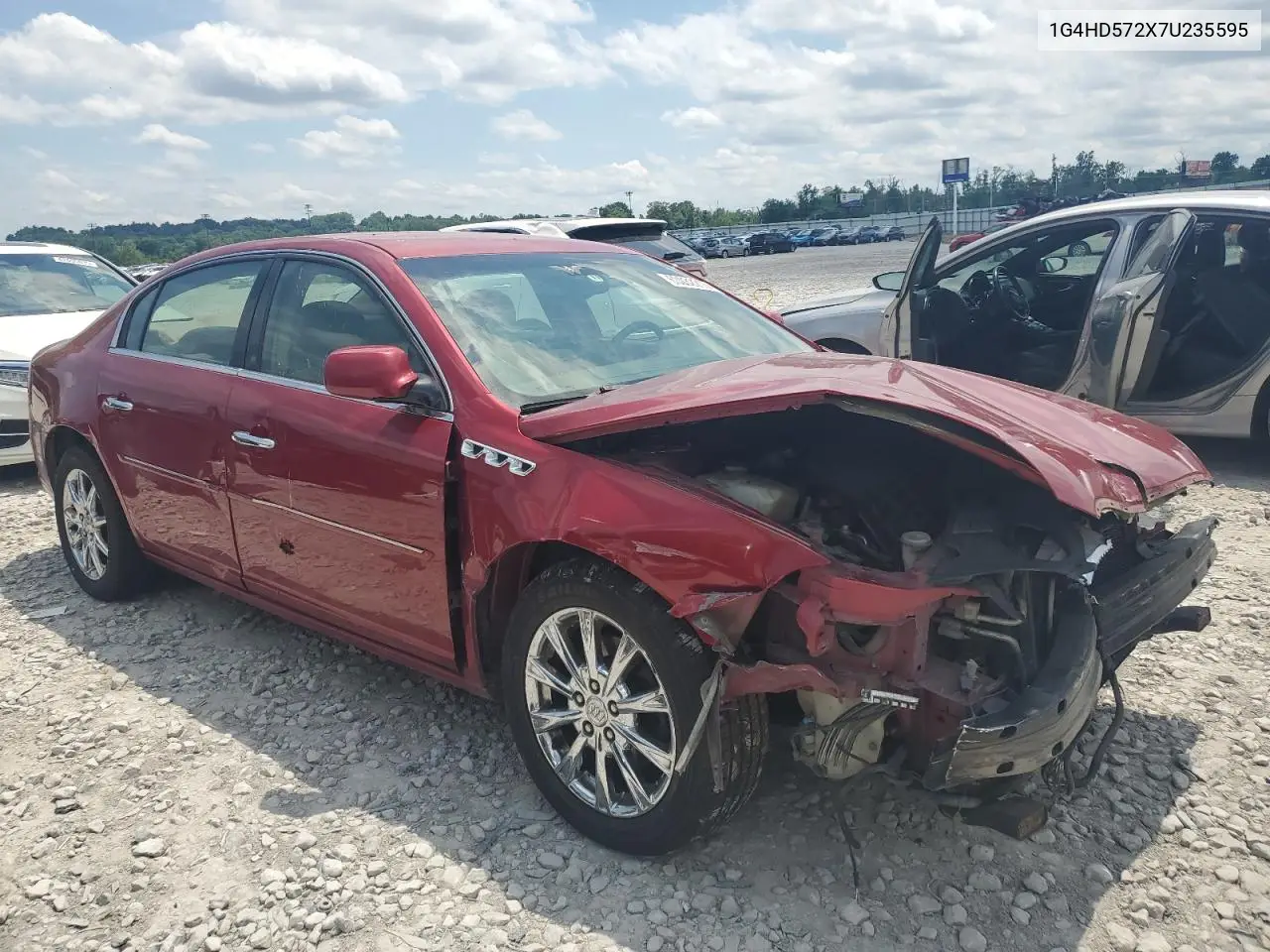 2007 Buick Lucerne Cxl VIN: 1G4HD572X7U235595 Lot: 63032215