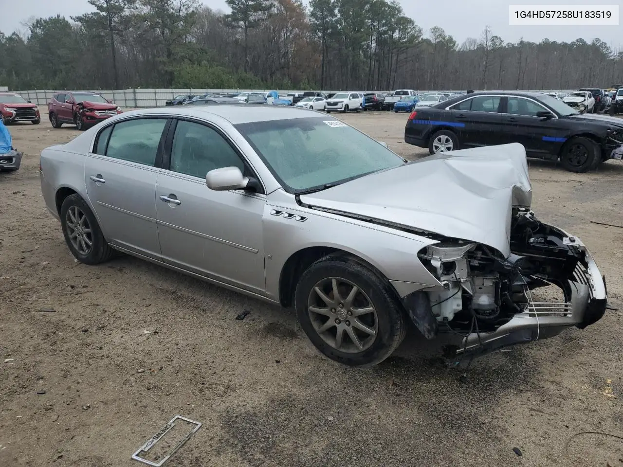 2008 Buick Lucerne Cxl VIN: 1G4HD57258U183519 Lot: 49147185