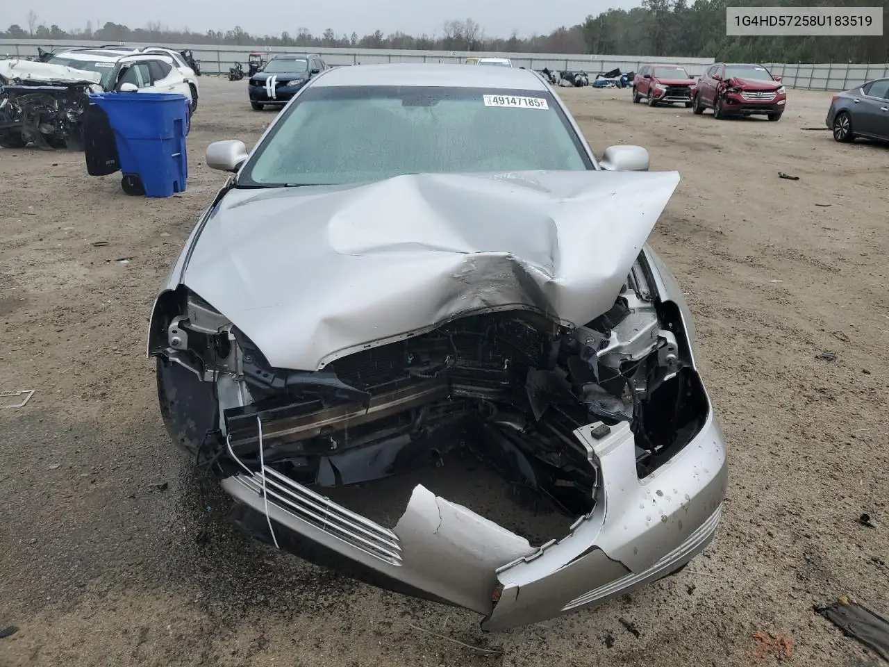 2008 Buick Lucerne Cxl VIN: 1G4HD57258U183519 Lot: 49147185