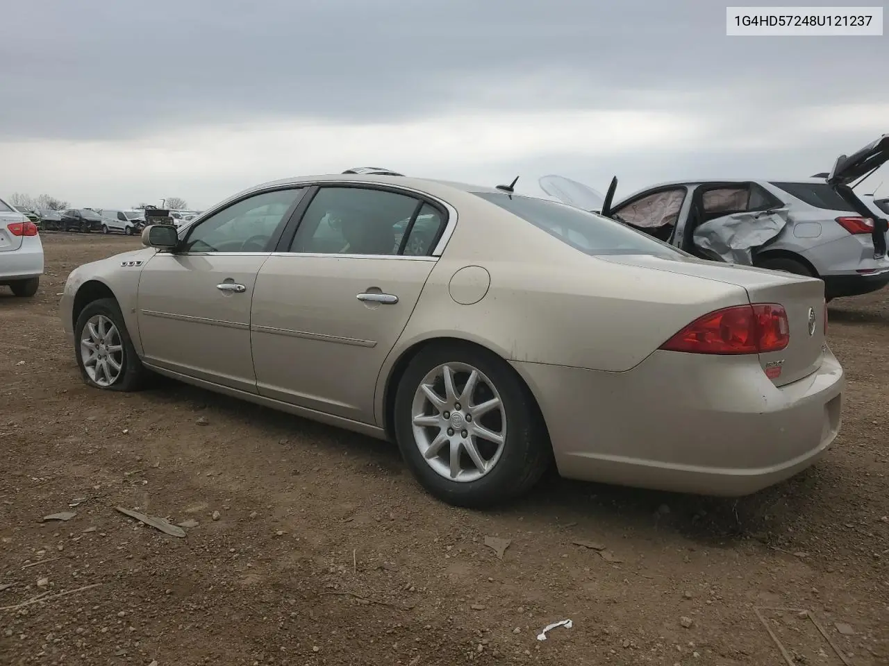 2008 Buick Lucerne Cxl VIN: 1G4HD57248U121237 Lot: 53675285