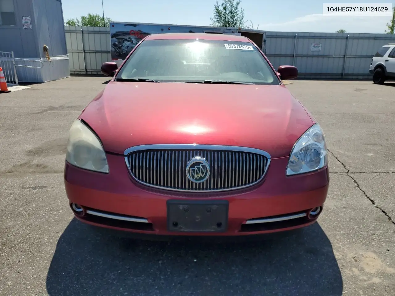 2008 Buick Lucerne Cxs VIN: 1G4HE57Y18U124629 Lot: 55378975