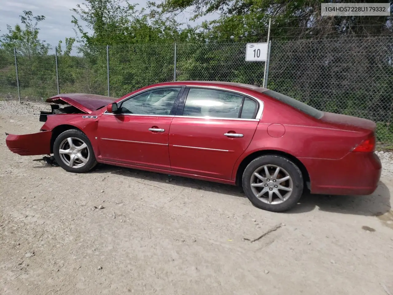 2008 Buick Lucerne Cxl VIN: 1G4HD57228U179332 Lot: 55704275