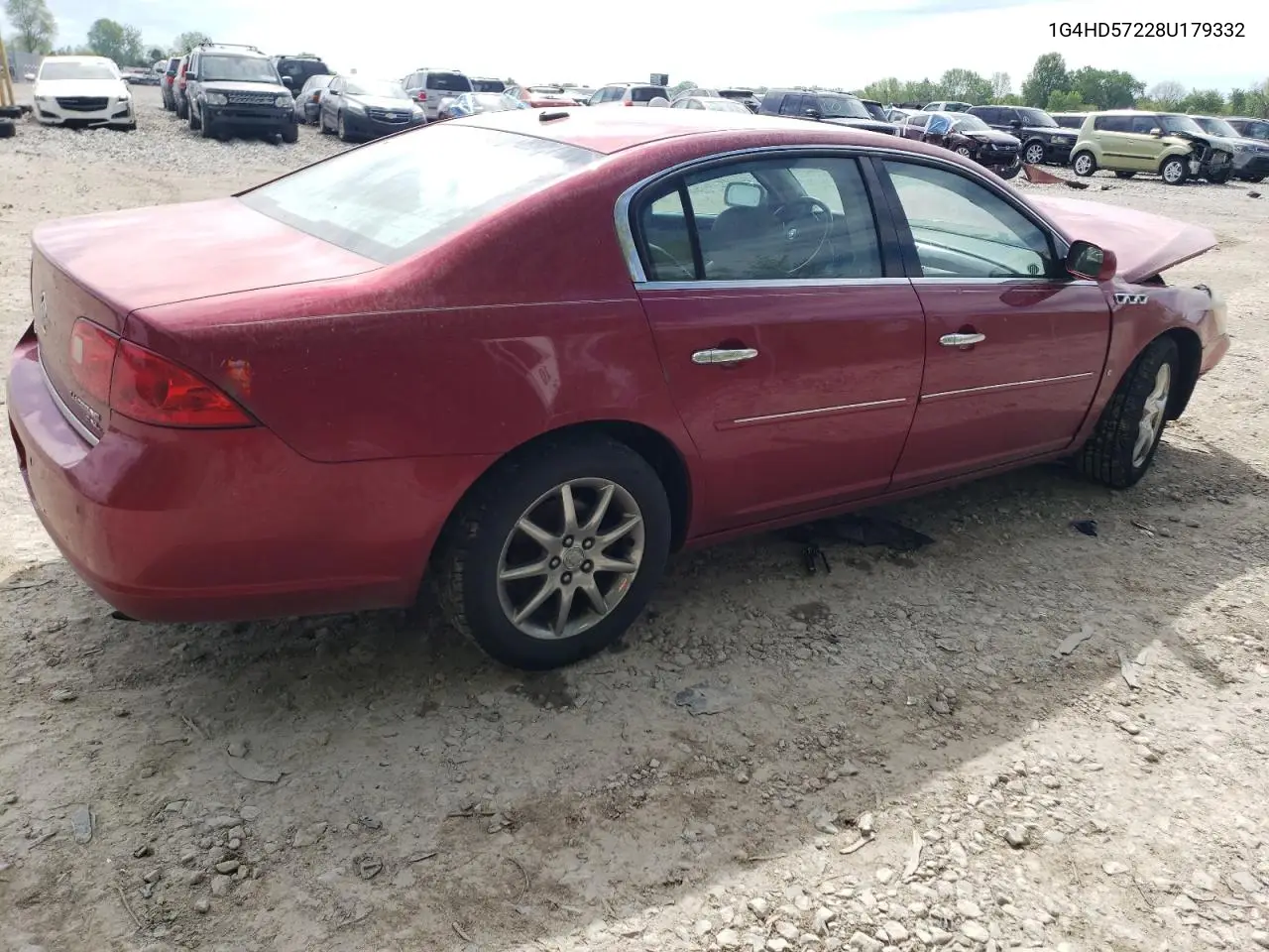 2008 Buick Lucerne Cxl VIN: 1G4HD57228U179332 Lot: 55704275