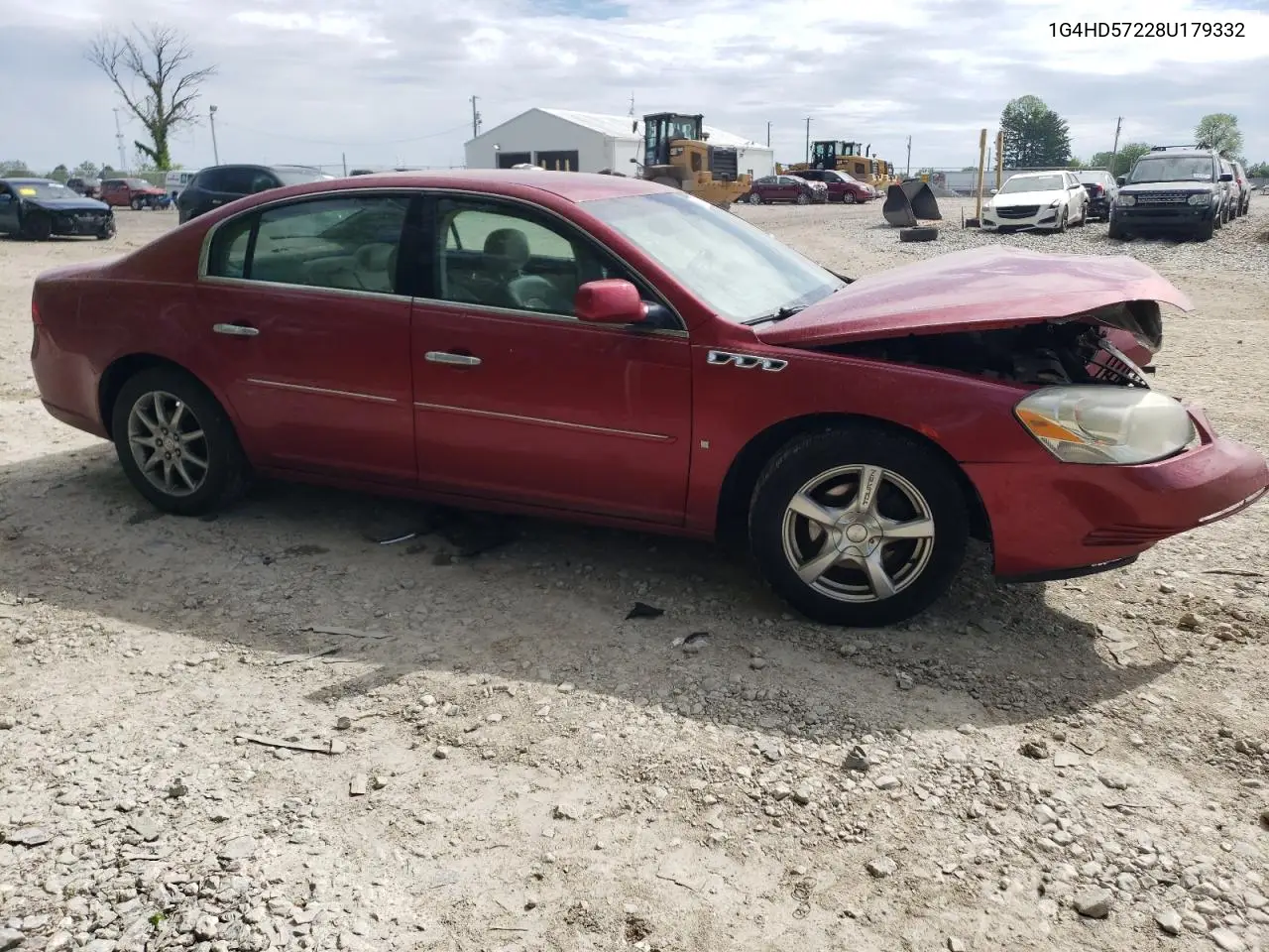 2008 Buick Lucerne Cxl VIN: 1G4HD57228U179332 Lot: 55704275