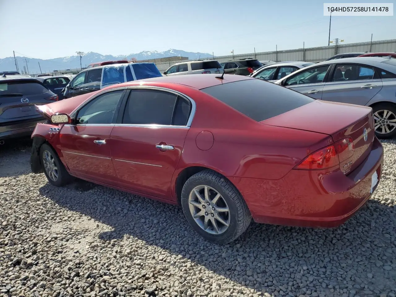 2008 Buick Lucerne Cxl VIN: 1G4HD57258U141478 Lot: 56413885