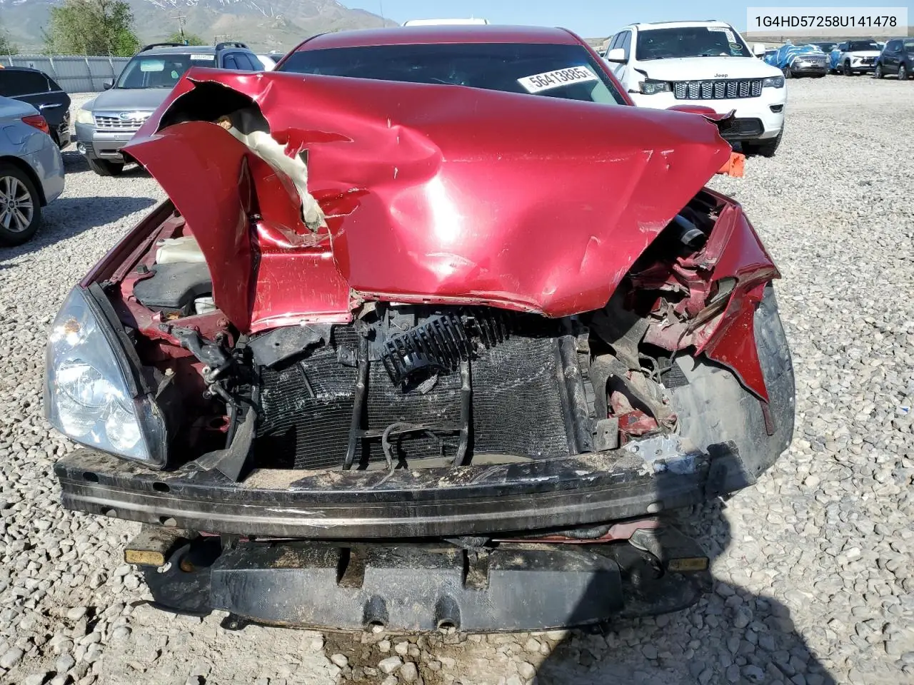 2008 Buick Lucerne Cxl VIN: 1G4HD57258U141478 Lot: 56413885