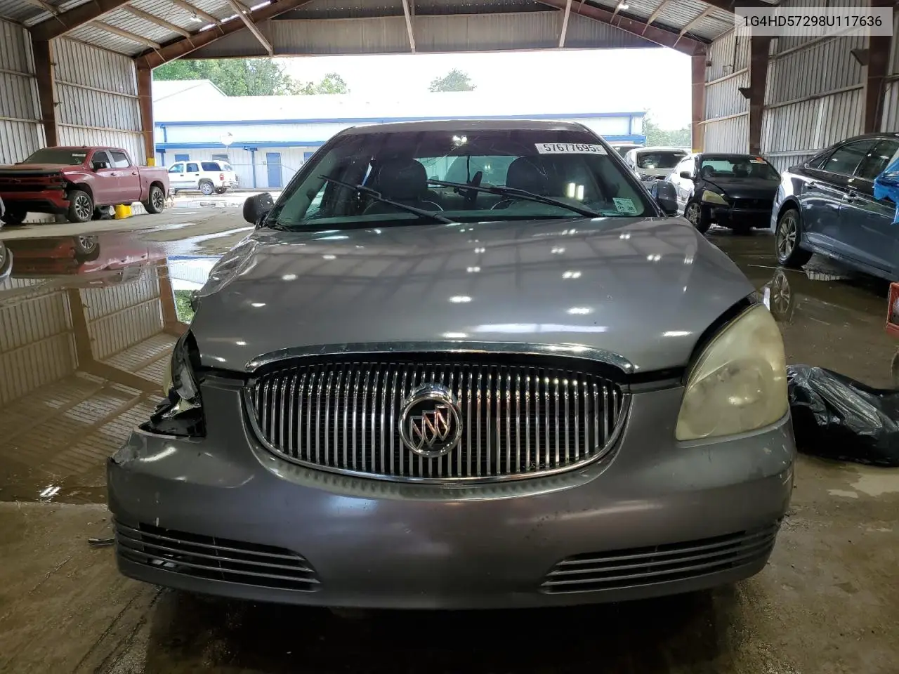 2008 Buick Lucerne Cxl VIN: 1G4HD57298U117636 Lot: 57677695