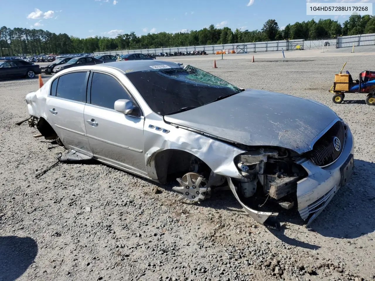 2008 Buick Lucerne Cxl VIN: 1G4HD57288U179268 Lot: 58197895