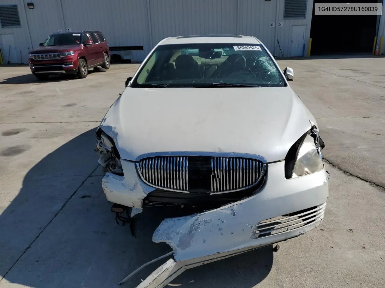 2008 Buick Lucerne Cxl VIN: 1G4HD57278U160839 Lot: 60549935