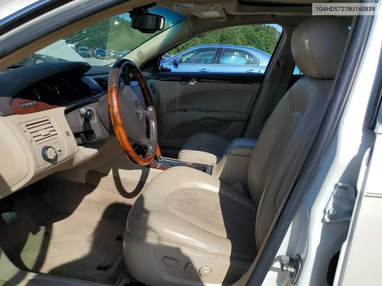2008 Buick Lucerne Cxl VIN: 1G4HD57278U160839 Lot: 60549935