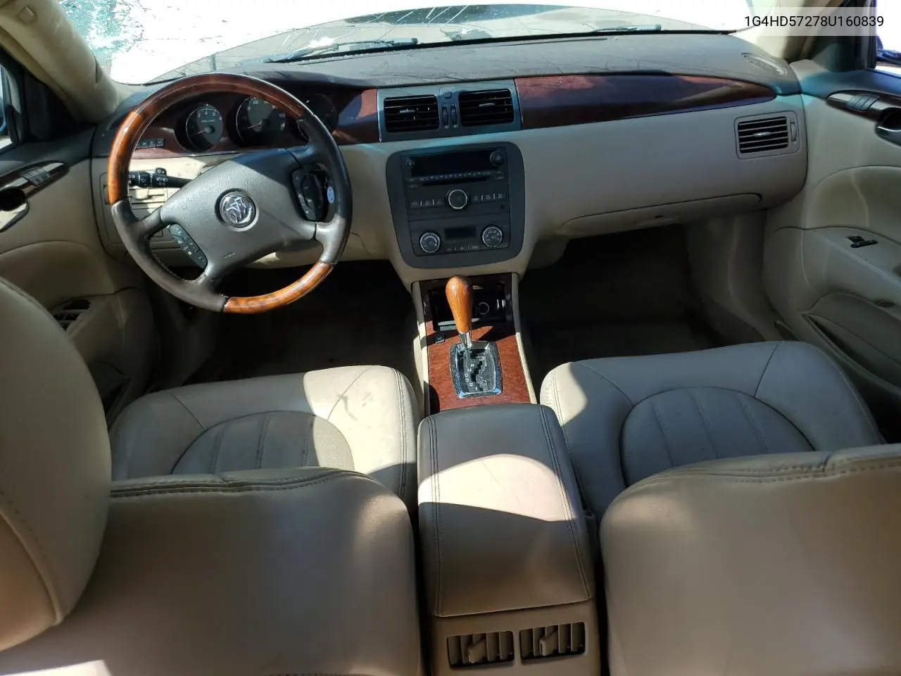 2008 Buick Lucerne Cxl VIN: 1G4HD57278U160839 Lot: 60549935