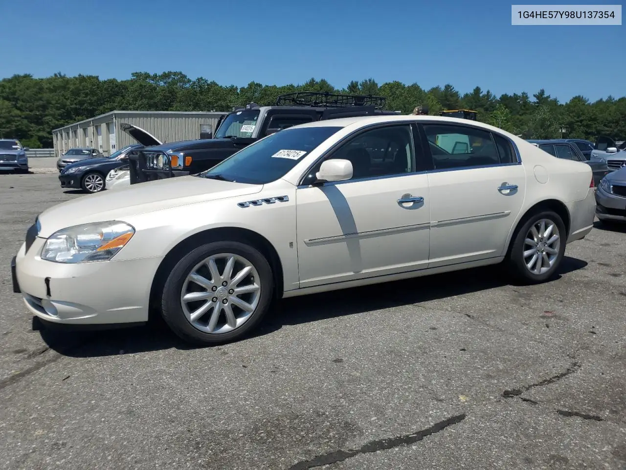 2008 Buick Lucerne Cxs VIN: 1G4HE57Y98U137354 Lot: 61734215