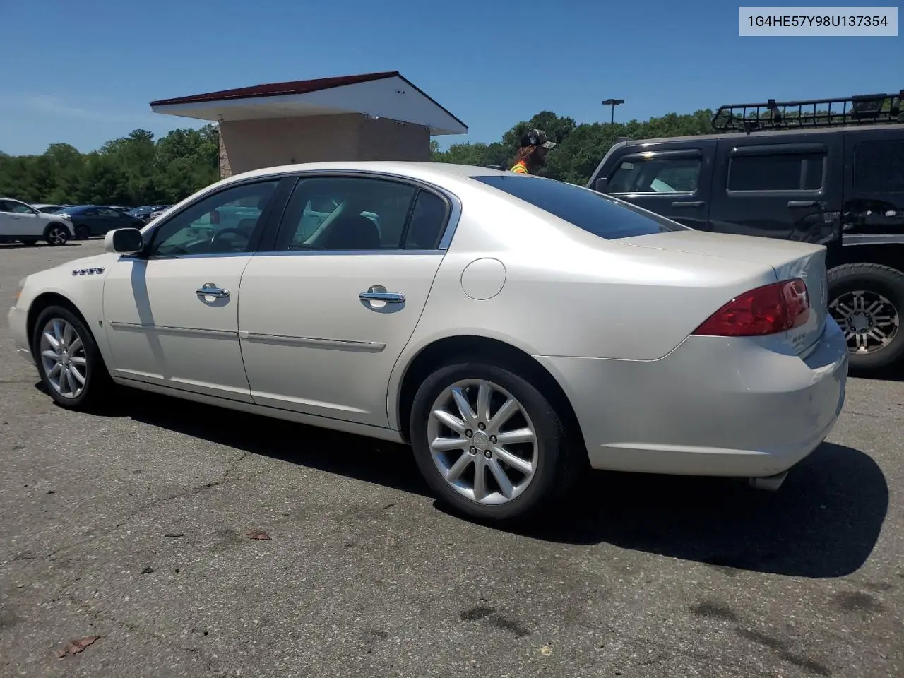 2008 Buick Lucerne Cxs VIN: 1G4HE57Y98U137354 Lot: 61734215